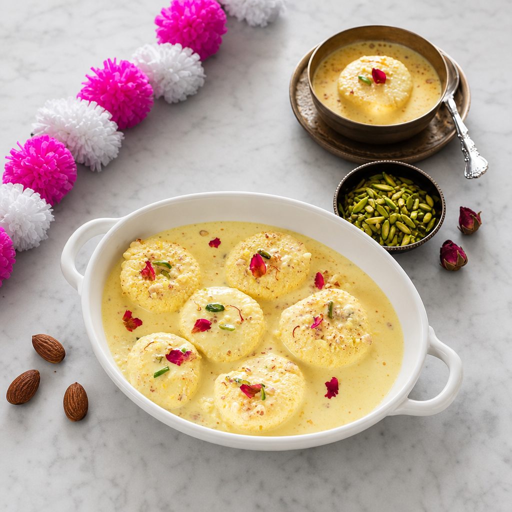 Rasmalai (4 PCS) * Must Try *.