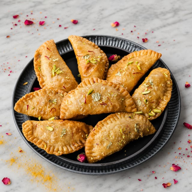 Gujjia (6 PCS) * Made w/ Ghee.