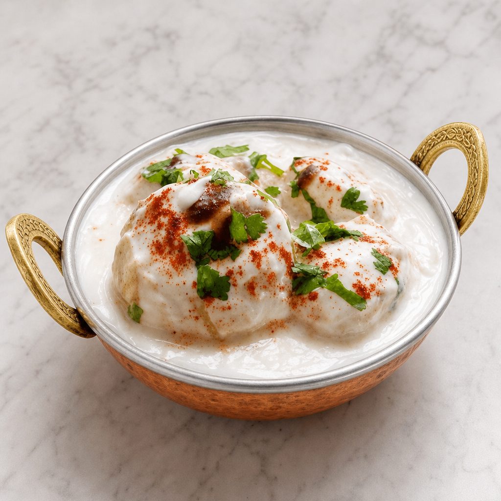 Dahi Vada (Traditional Street Food).