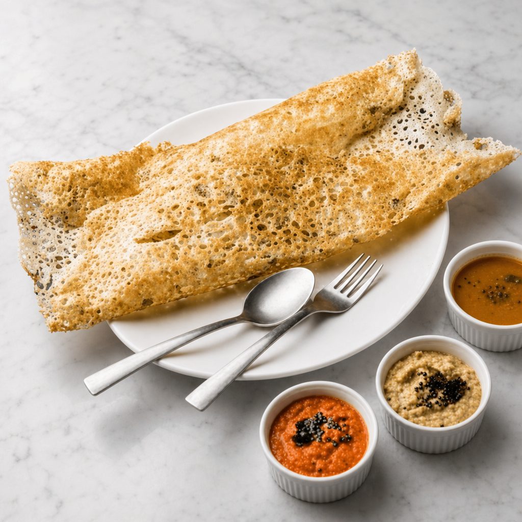 Rava Masala Dosa.