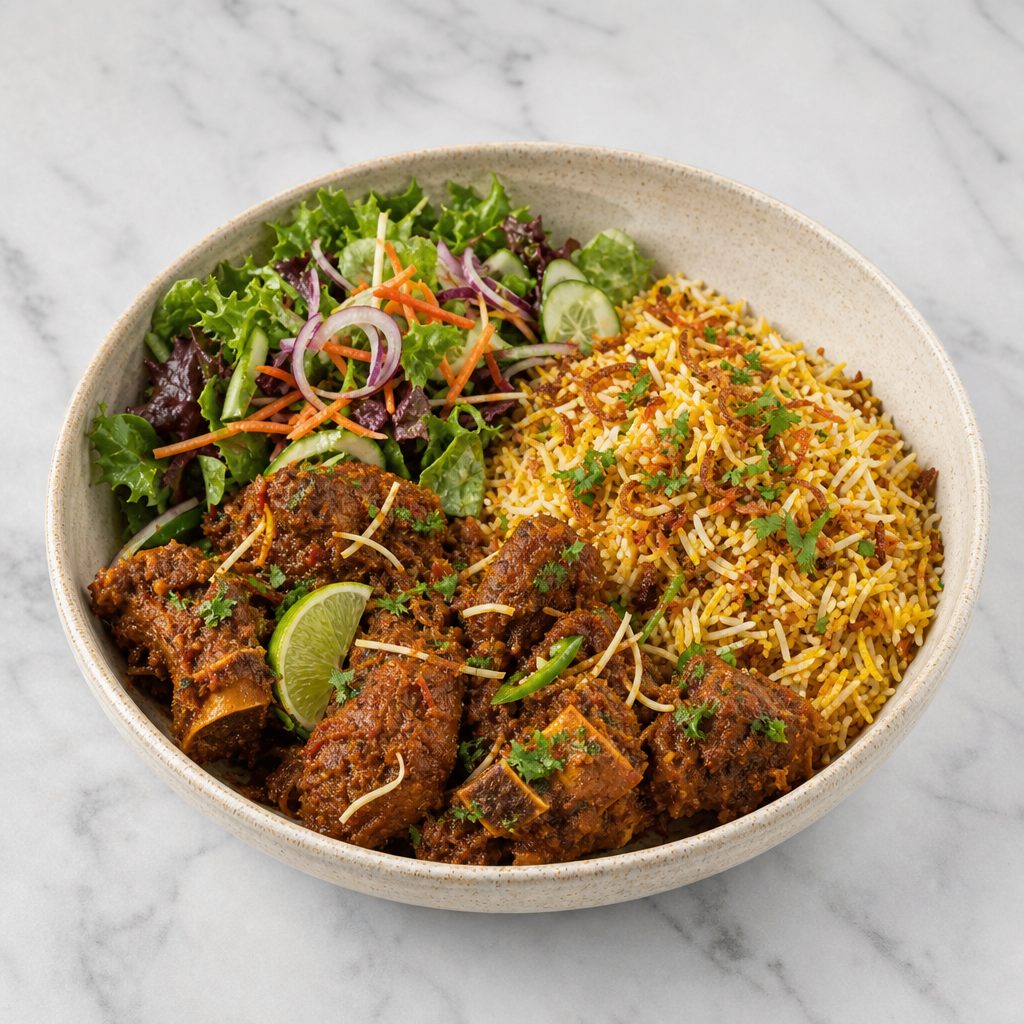 Goat Biryani (w/ Bone) (Curry Rice) Catering.