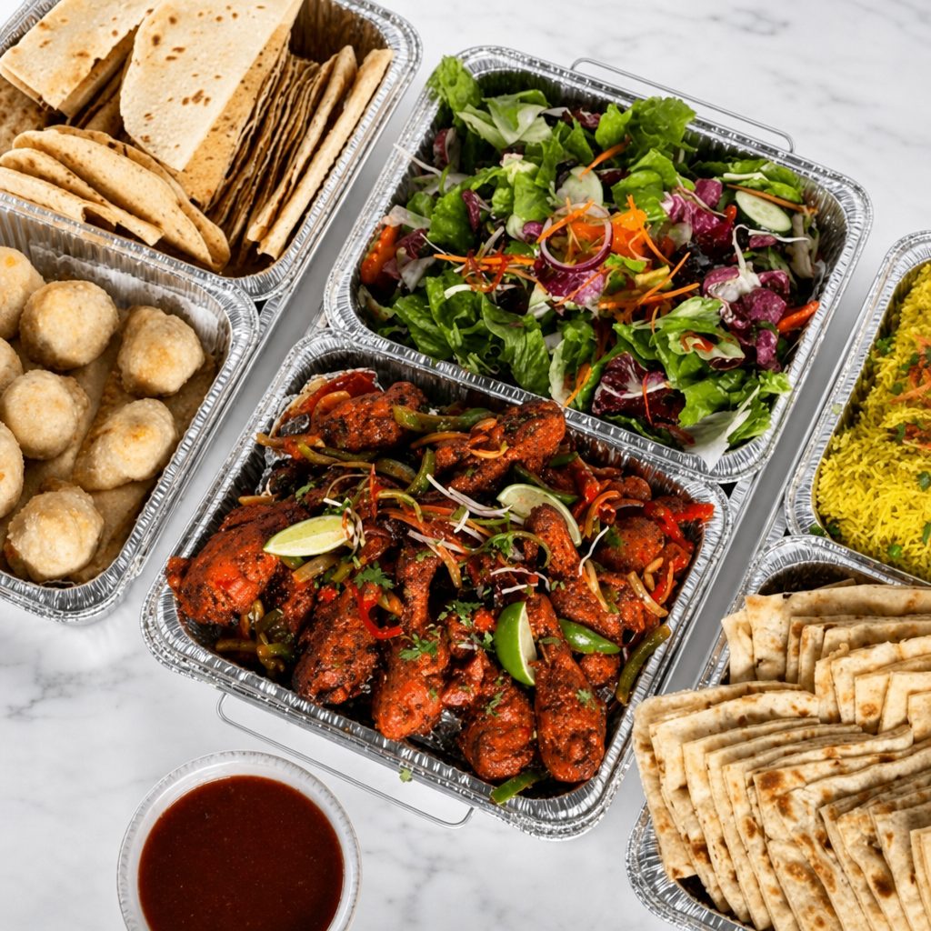 Palak Paneer (Spinach and Cheese) Catering.