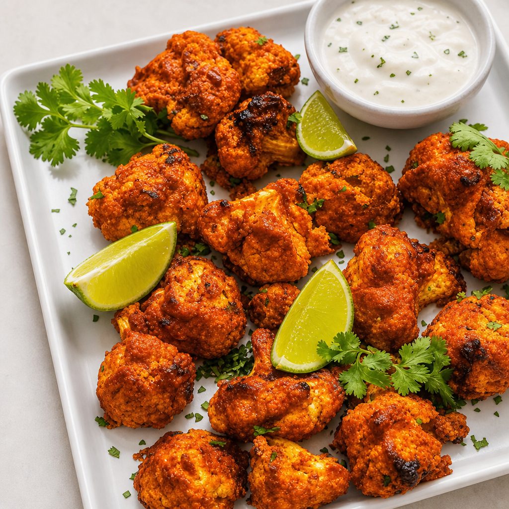 Tandoori Roasted Gobi (Cauliflower) 8-9 PCS * NEW ITEM *.
