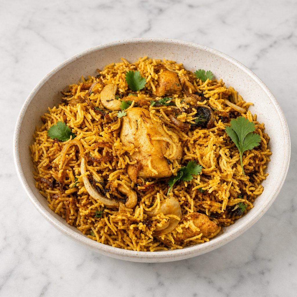 Chicken Chaska Biryani.