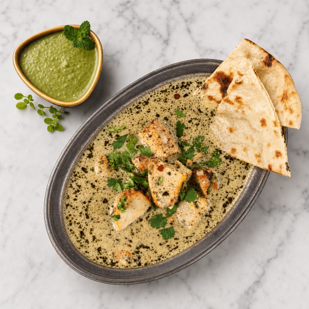 Chaska Masala Curry (White Pepper Garlic Sauce).