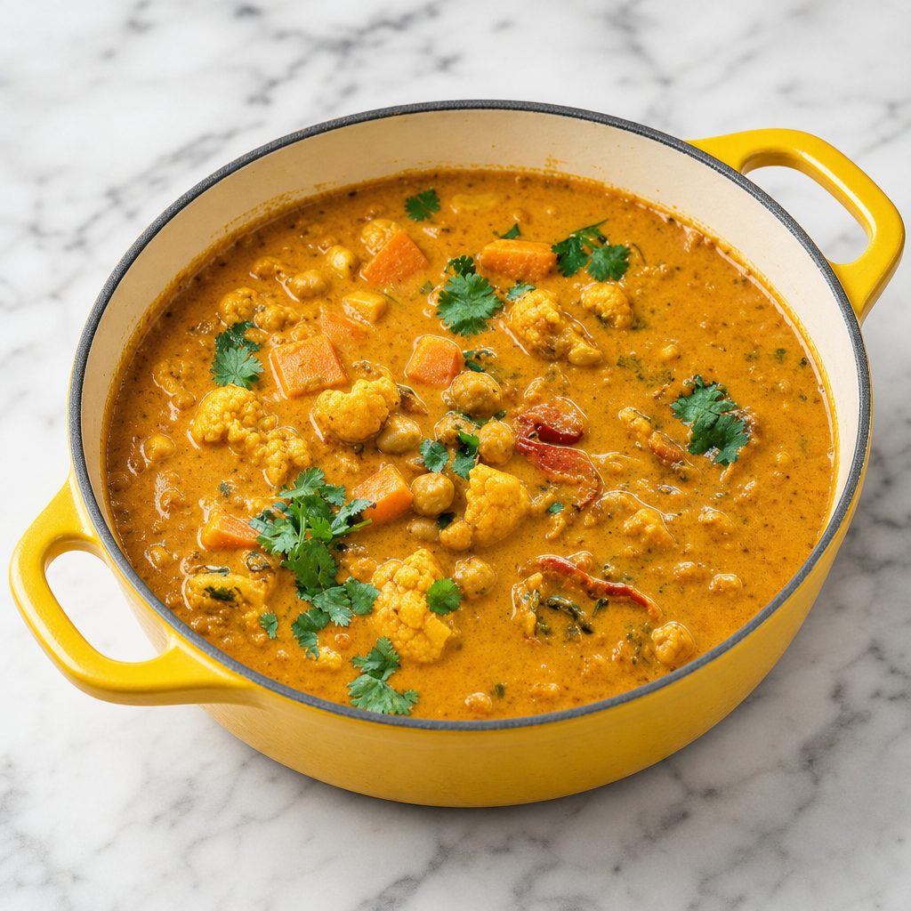 Coconut Vegetable Curry (Mixed Vegetables).