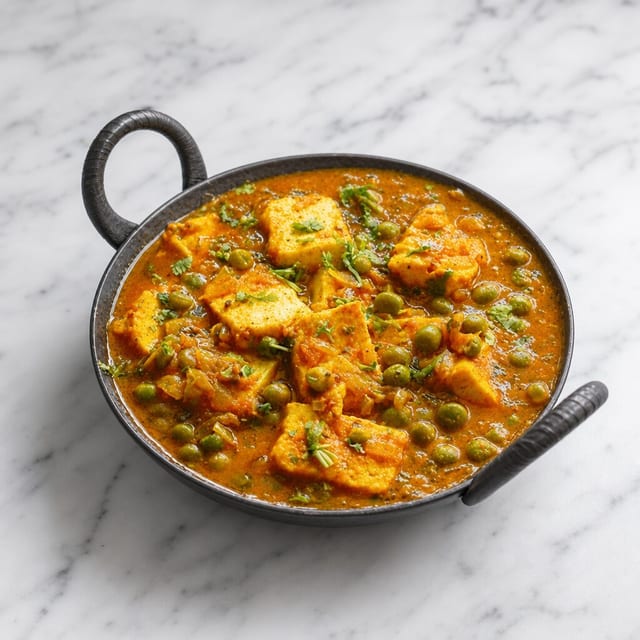 Mutter Paneer (Peas and Indian Cheese).