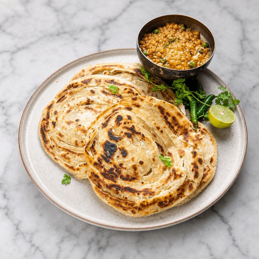 Paratha and Kulcha (Tandoori Stuffed Bread and Leavened Bread).