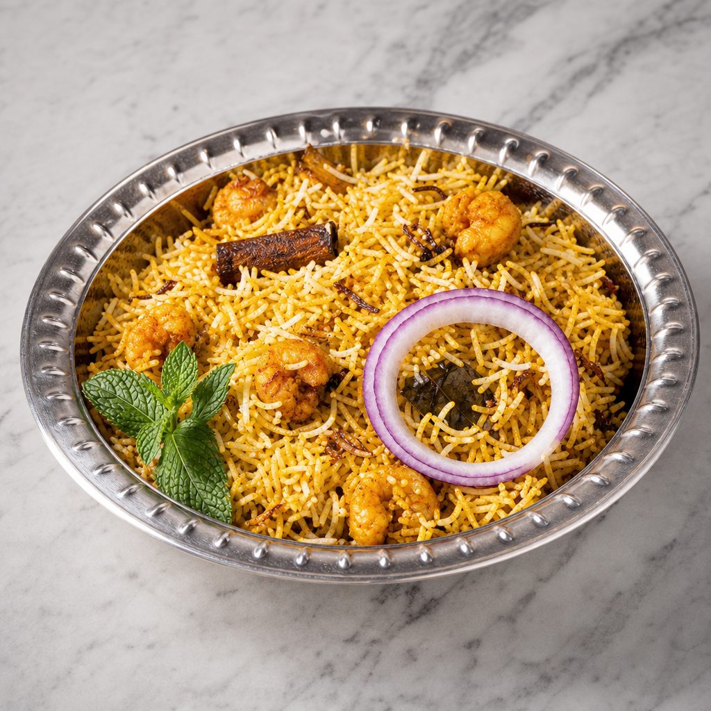 Shrimp Biryani (Curry Rice).