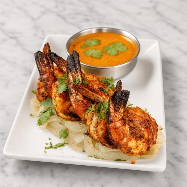 Tandoori Shrimp (Clay Oven Cooked) * NEW ITEM *.