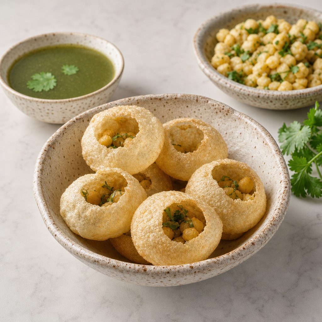 Pani Puri (Golgappa | Traditional Street Food).