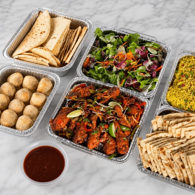 Saag (Spinach Curry) Catering.