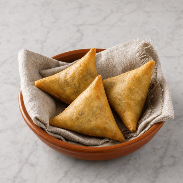 Spinach & Paneer Samosa (3 PCS).