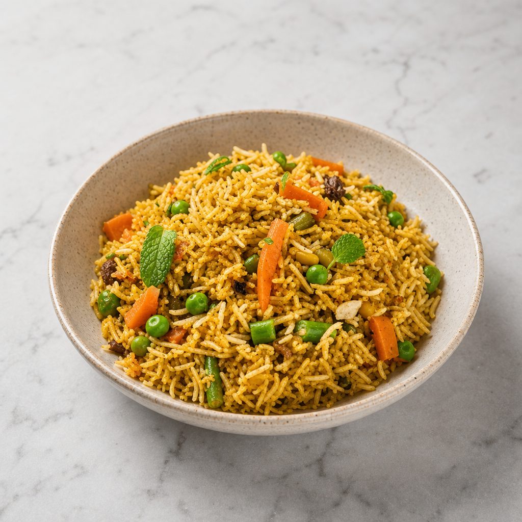 Vegetable Biryani (Curry Rice).
