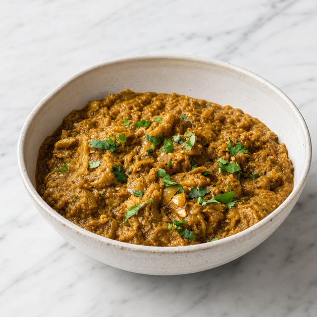 Baingan Bharta (Eggplant Curry).