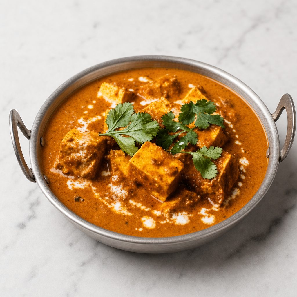 Paneer Tikka Masala Curry (Indian Cheese in Creamy Curry).