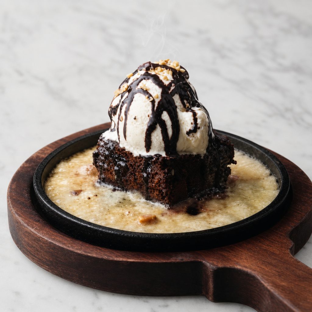 Blazing Brownie (Brownie and Ice Cream).