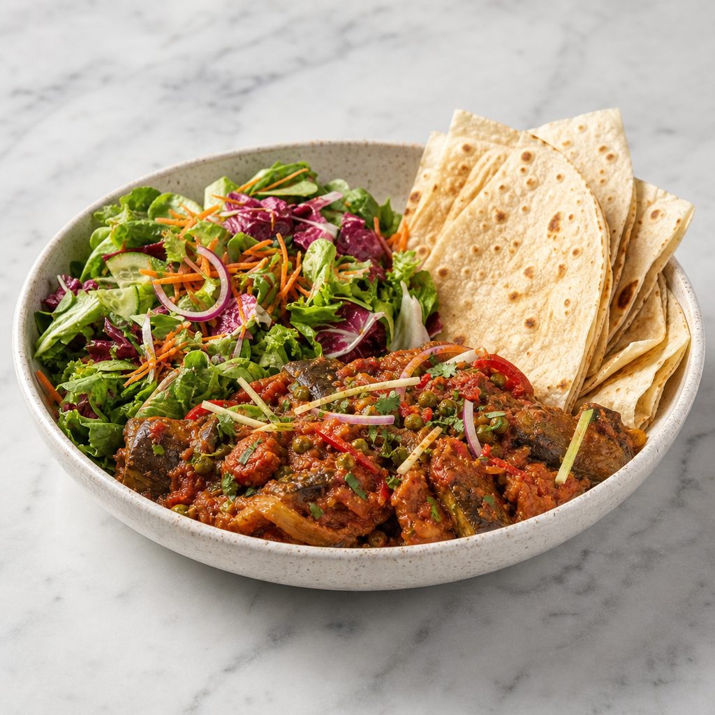 Baingan Bharta (Eggplant Curry) Catering.
