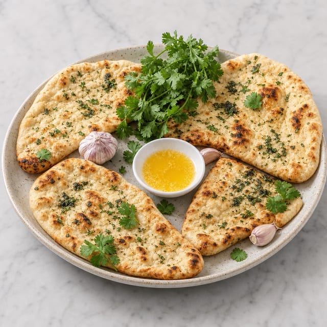 Bread: Naan (White Flour) | Roti (Whole Wheat).