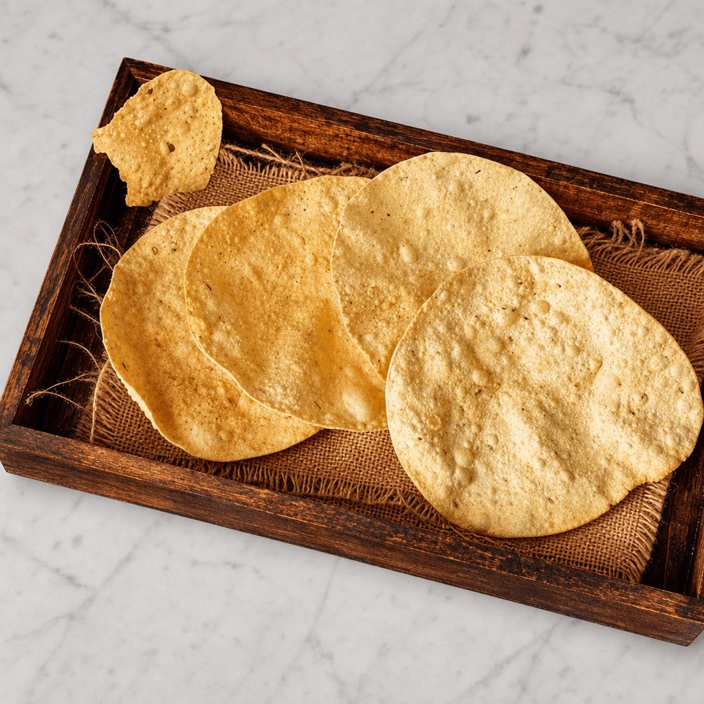 Papadam | Lentil Wafers.