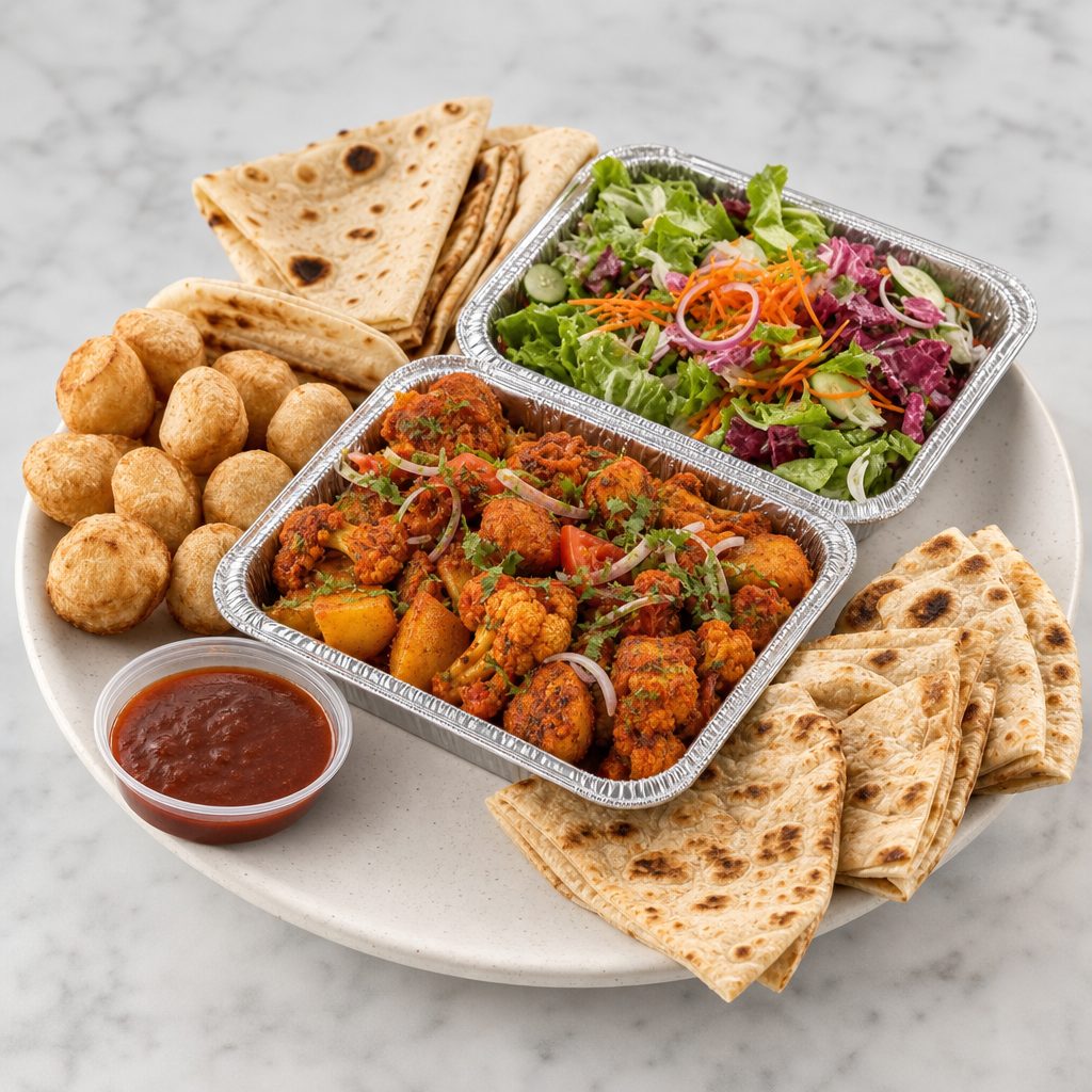 Aloo Gobi (Potatoes and Cauliflower) Catering.