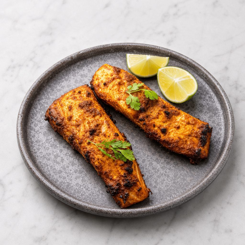 Smoked Tandoori Salmon (Alaskan Fresh).