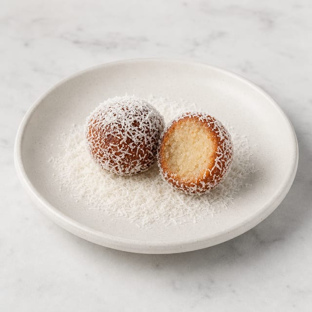 Coconut Gulab Jamun (2 PCS).