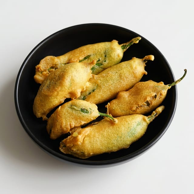 Mirchi Bajji (Jalapeño).
