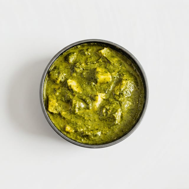 Aloo Saag (Spinach and Potatoes).