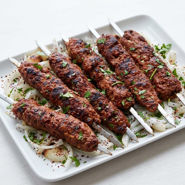 Lamb Sheekh Kebab (Ground Lamb).