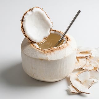 Fresh Cut Coconut Water
