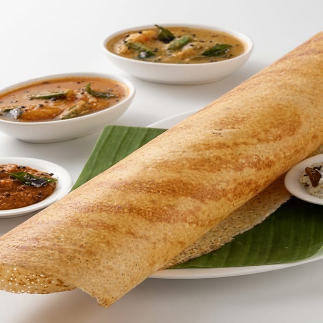 Plain Dosa (South Indian Lentil Crepe).