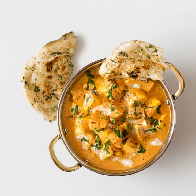 Shahi Paneer (Paneer in a Creamy Gravy).