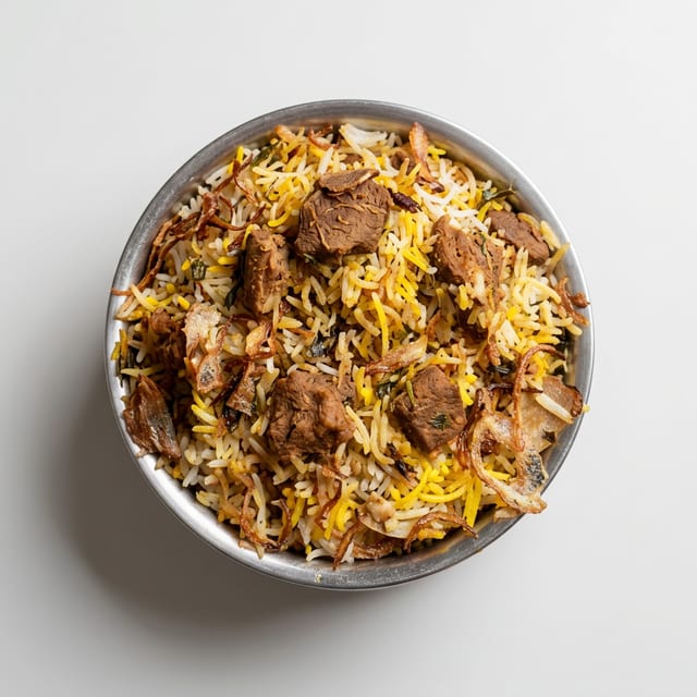 Goat Biryani (with Bone Curry Rice).