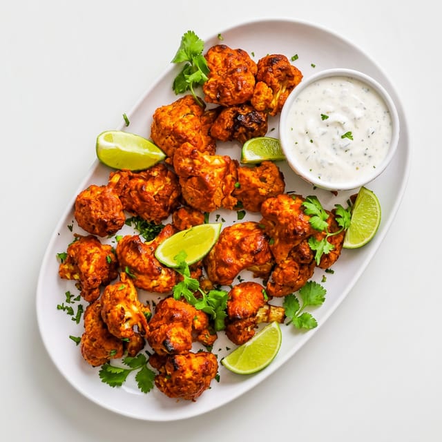 Tandoori Roasted Gobi (Cauliflower) 8-9 PCS * NEW ITEM *.