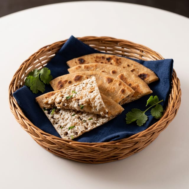 Paratha and Kulcha (Tandoori-stuffed Bread and Leavened Bread).