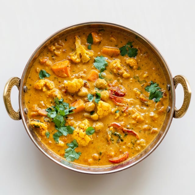Coconut Vegetable Curry (Mixed Vegetables).