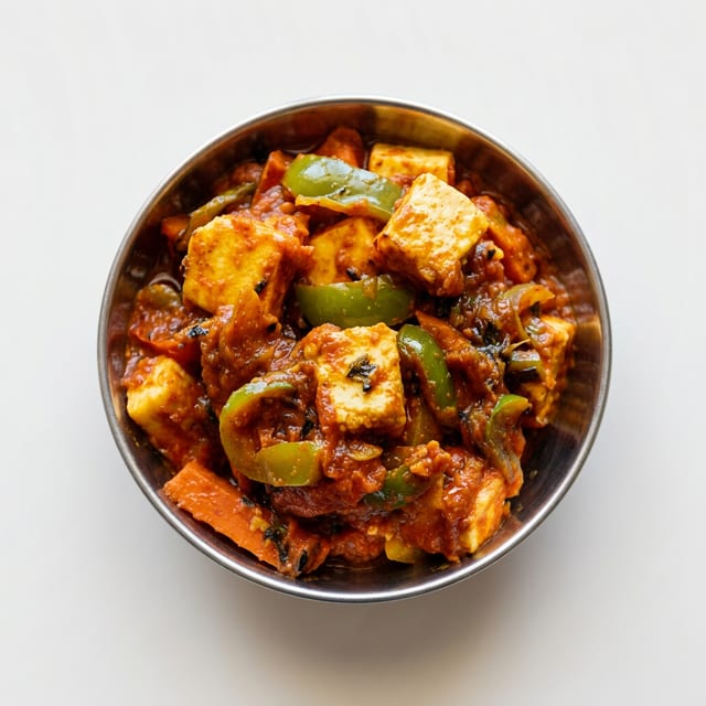 Paneer Jalfrezi.