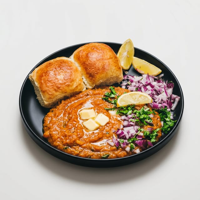 Pav Bhaji (Potato Sliders | Traditional Street Food).