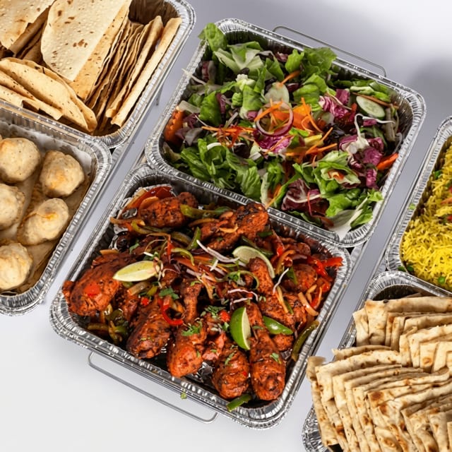 Saag (Spinach Curry) Catering.
