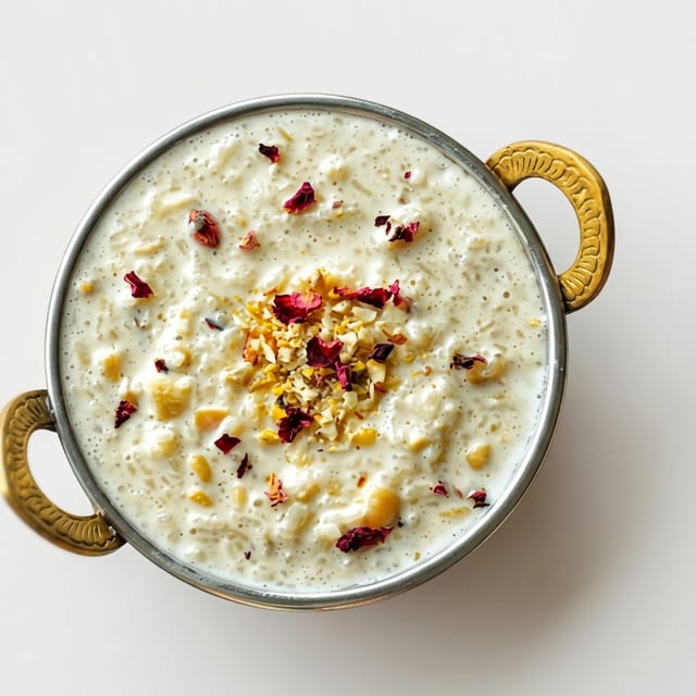 Kheer (Indian Rice Pudding).
