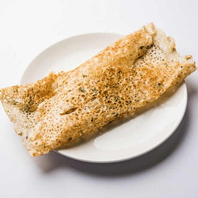 Rava Sada (Plain) Dosa.