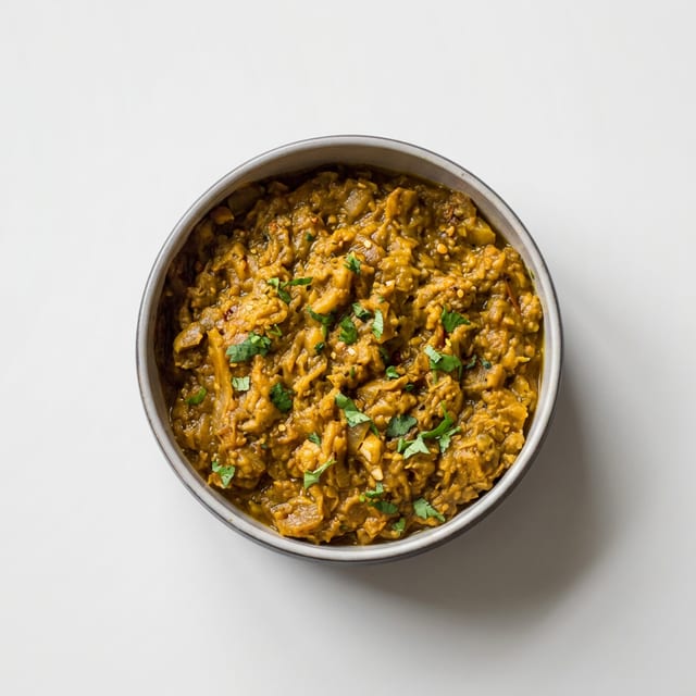 Baingan Bharta (Eggplant Curry).