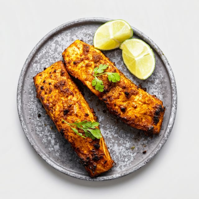 Smoked Tandoori Salmon (Alaskan Fresh).