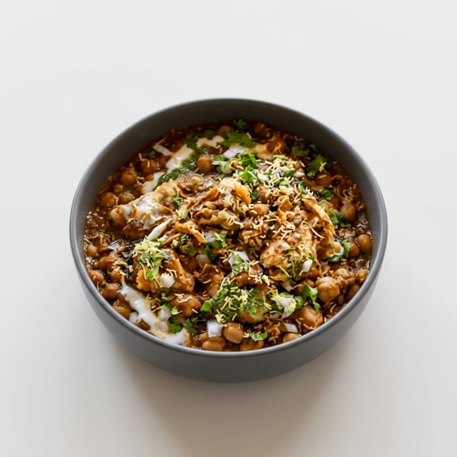 Punjabi Samosa Chaat.