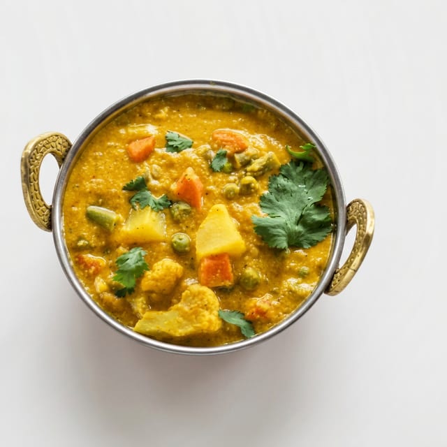 Vegetable Korma (Creamy Cashew Curry).