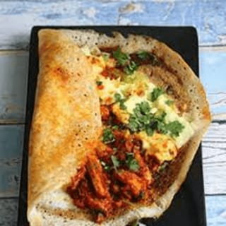Keema Cheese Dosa