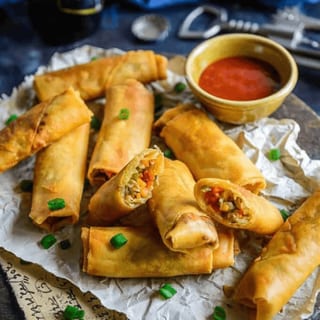 Spring Rolls Masala (Vegetable)