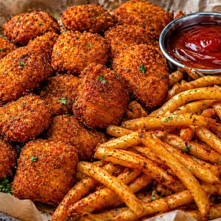 Masala Nuggets and Fries Combo