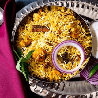 Shrimp Biryani (Curry Rice)